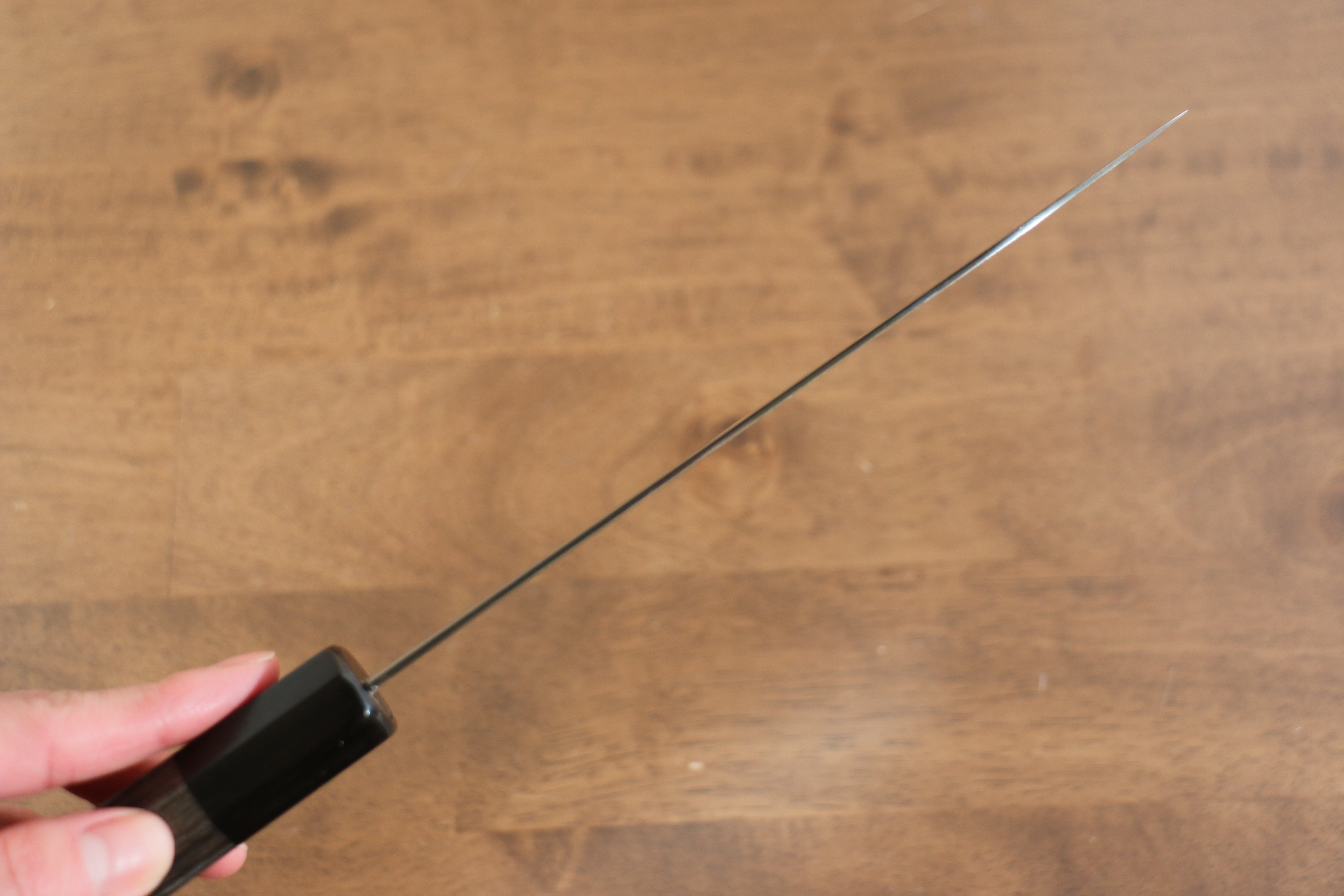 Kanjyo VG10 Damascus Santoku 180mm Gray Pakka wood Handle - Japanny - Best Japanese Knife