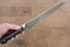 Sakai Takayuki Coreless Damascus Kengata Yanagiba 260mm Black Micarta Handle - Japanny - Best Japanese Knife