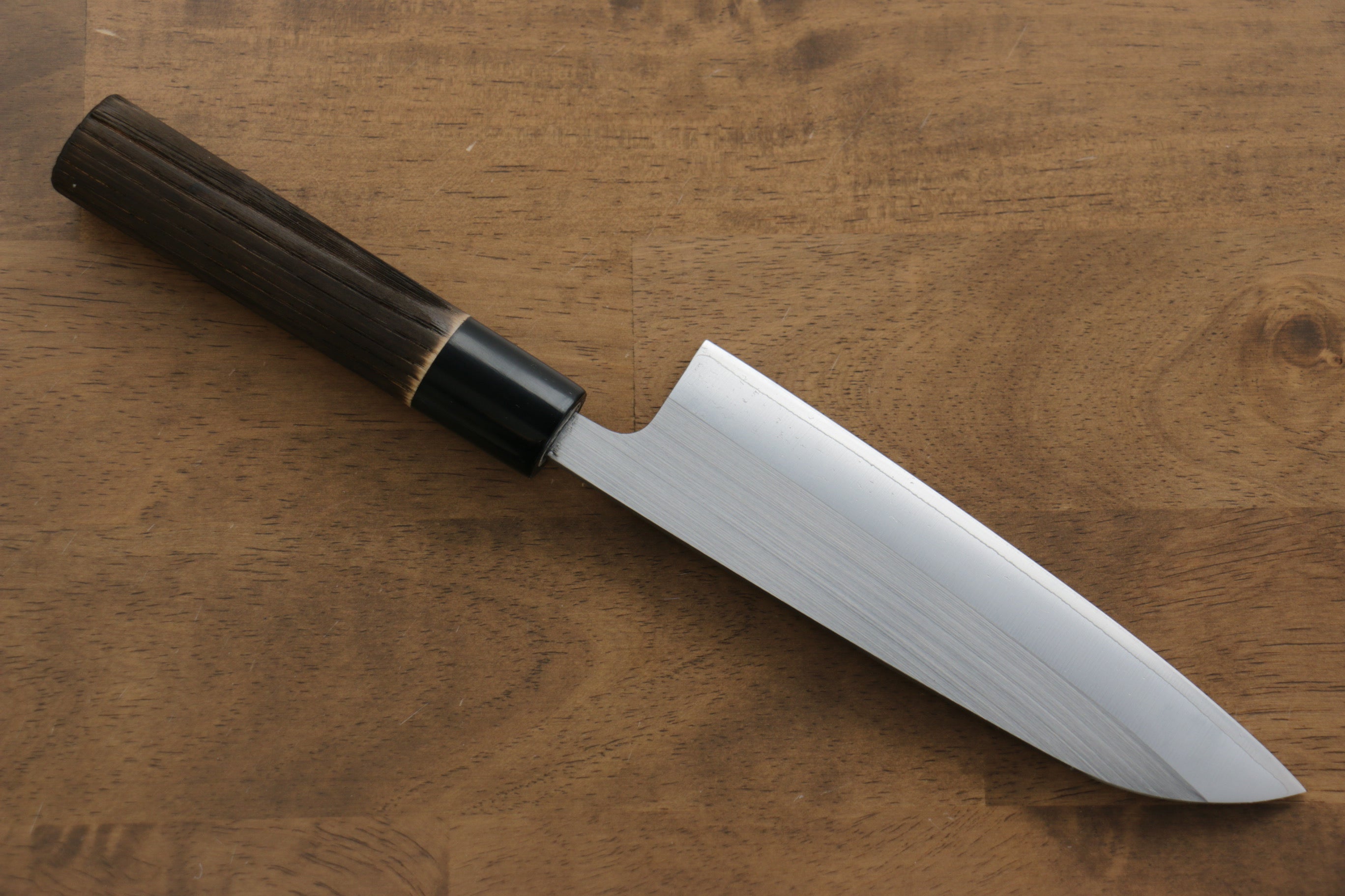 Seisuke SRS13 Santoku 165mm Burnt Chestnut Handle - Japanny - Best Japanese Knife