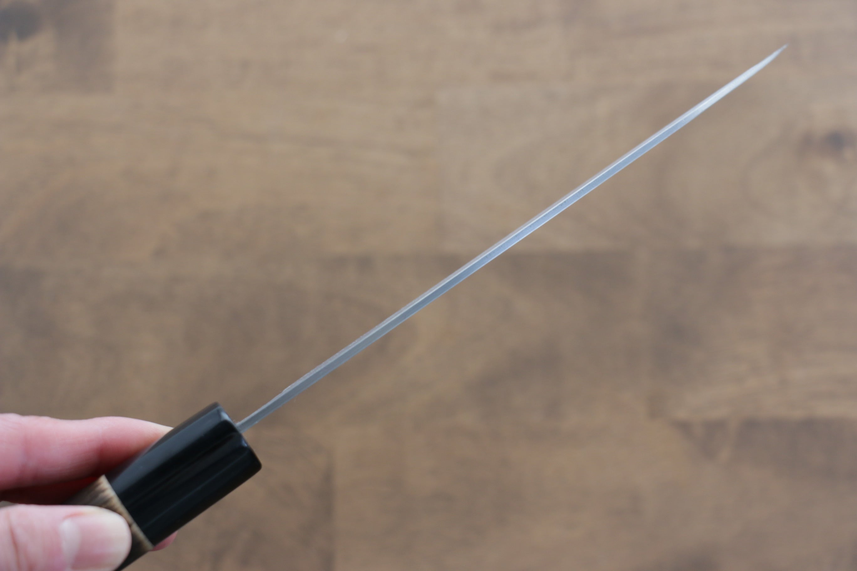 Seisuke SRS13 Santoku 165mm Burnt Chestnut Handle - Japanny - Best Japanese Knife