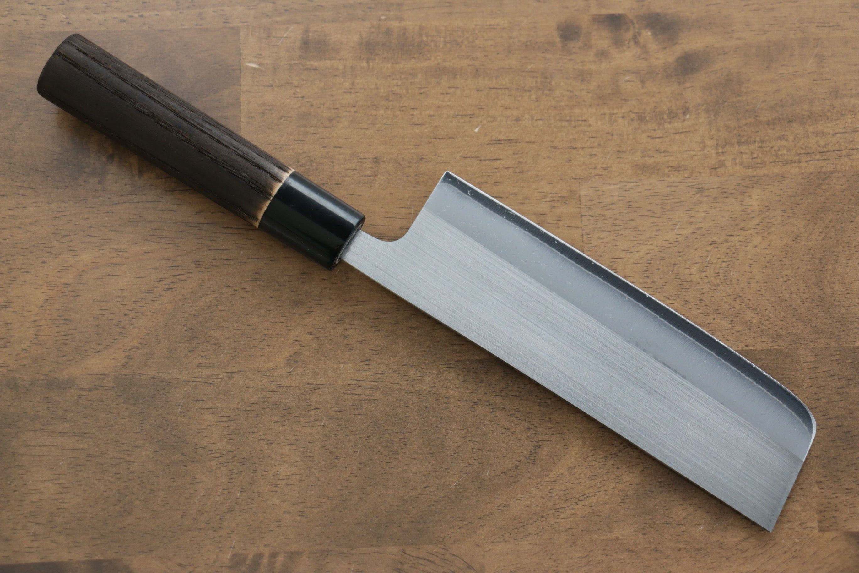 Seisuke SRS13 Nakiri 165mm Burnt Chestnut Handle - Japanny - Best Japanese Knife
