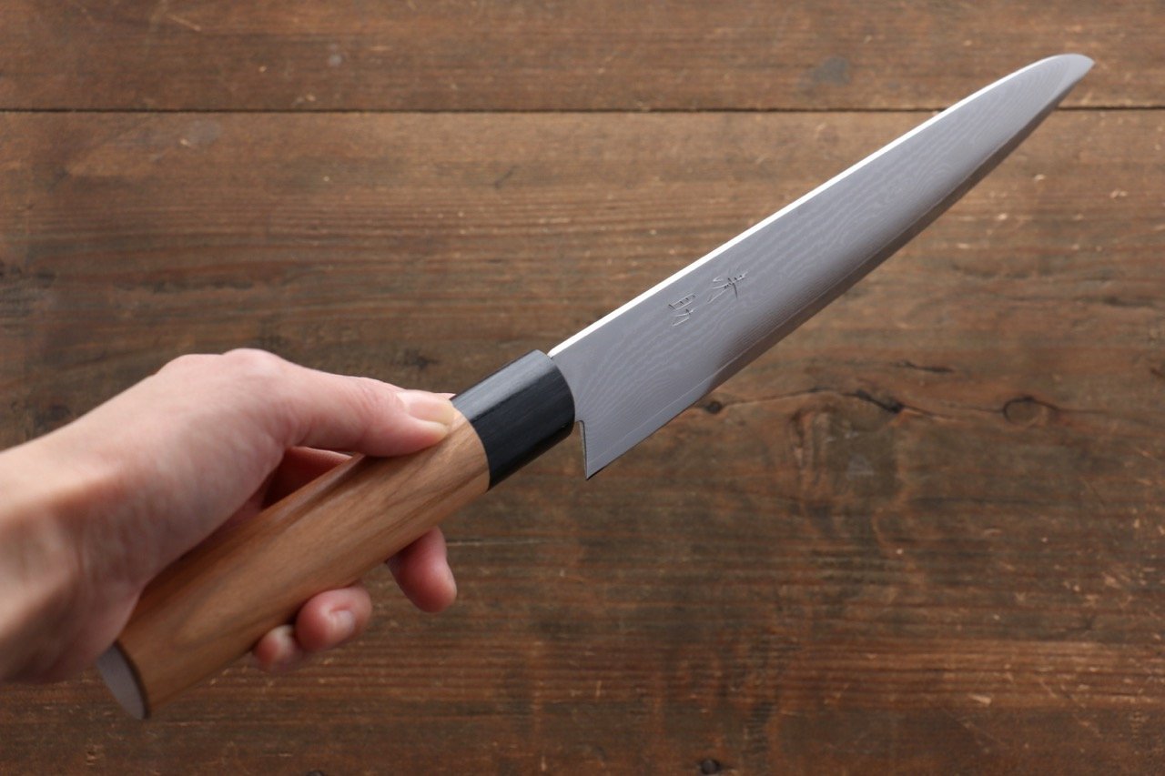 Seisuke VG10 63 Layer Damascus Gyuto 240mm Cherry Tree Handle - Japanny - Best Japanese Knife