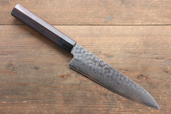 Sakai Takayuki 45 Layer Damascus Japanese Chef's Gyuto, Santoku & Petty Knife with Shitan Handle Set - Japanny - Best Japanese Knife