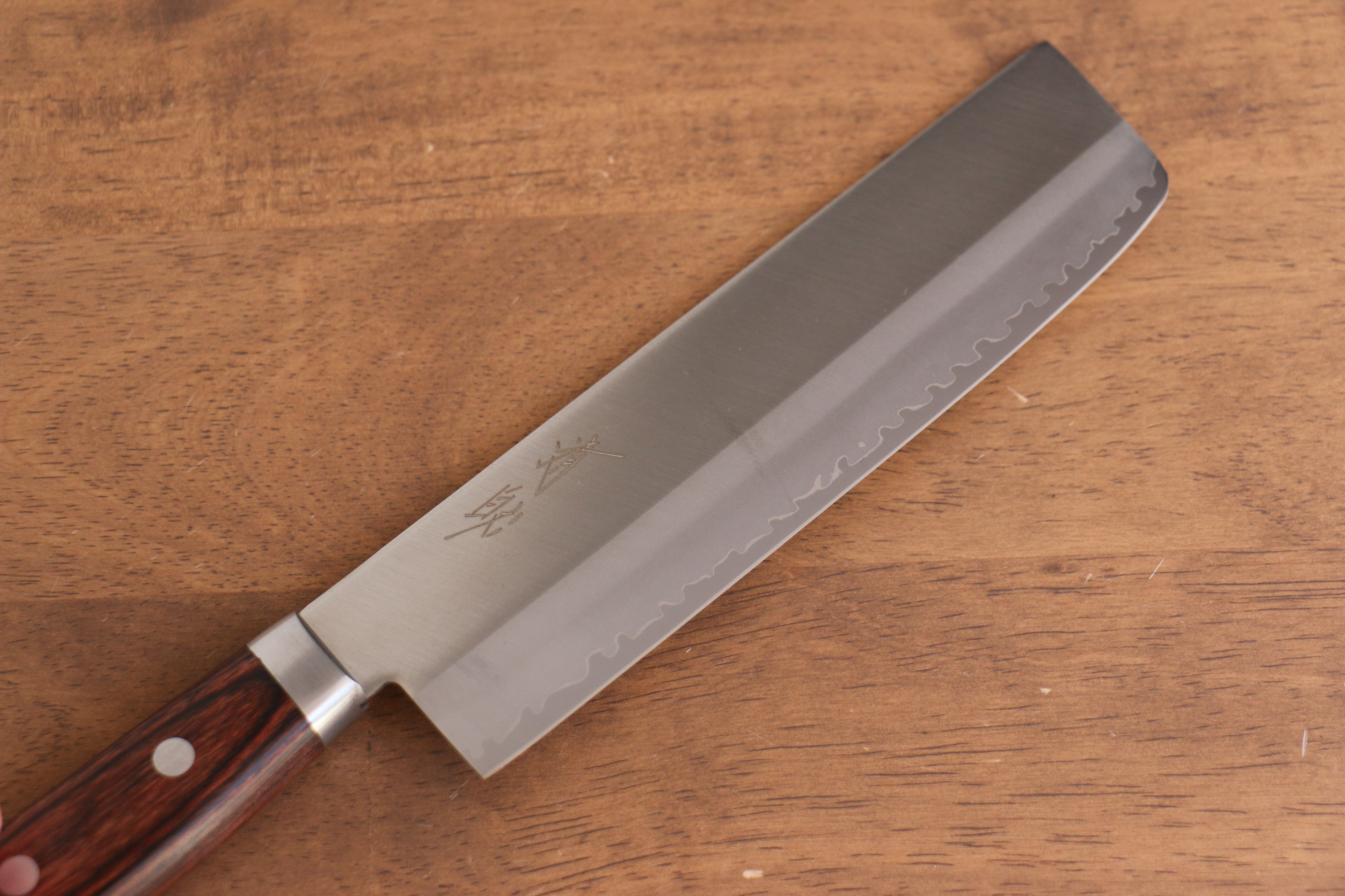 Seisuke VG1 Kasumitogi Nakiri 165mm Mahogany Handle - Japanny - Best Japanese Knife