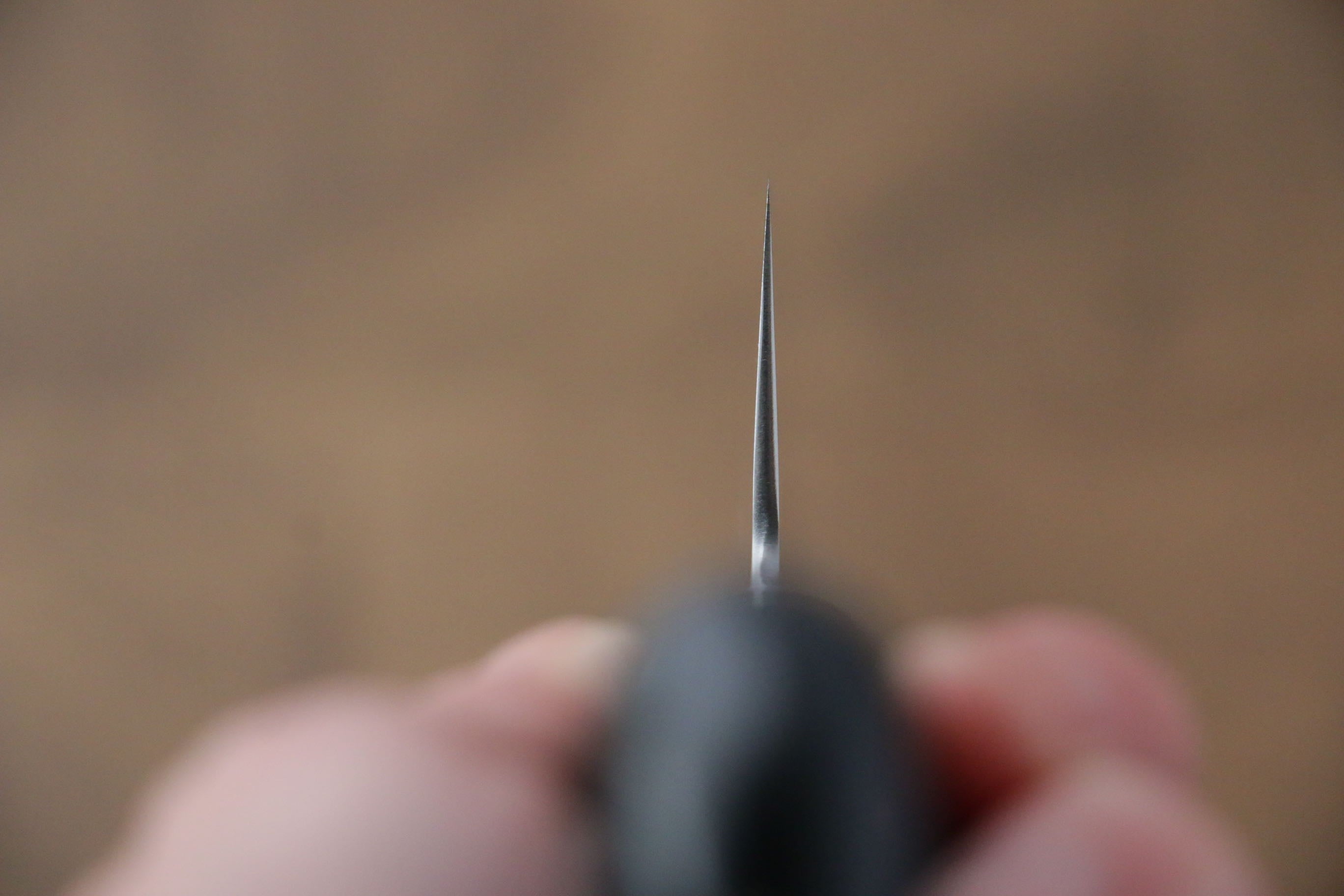 Takamura Knives VG10 Hammered Gyuto 210mm Black Pakka wood Handle - Japanny - Best Japanese Knife