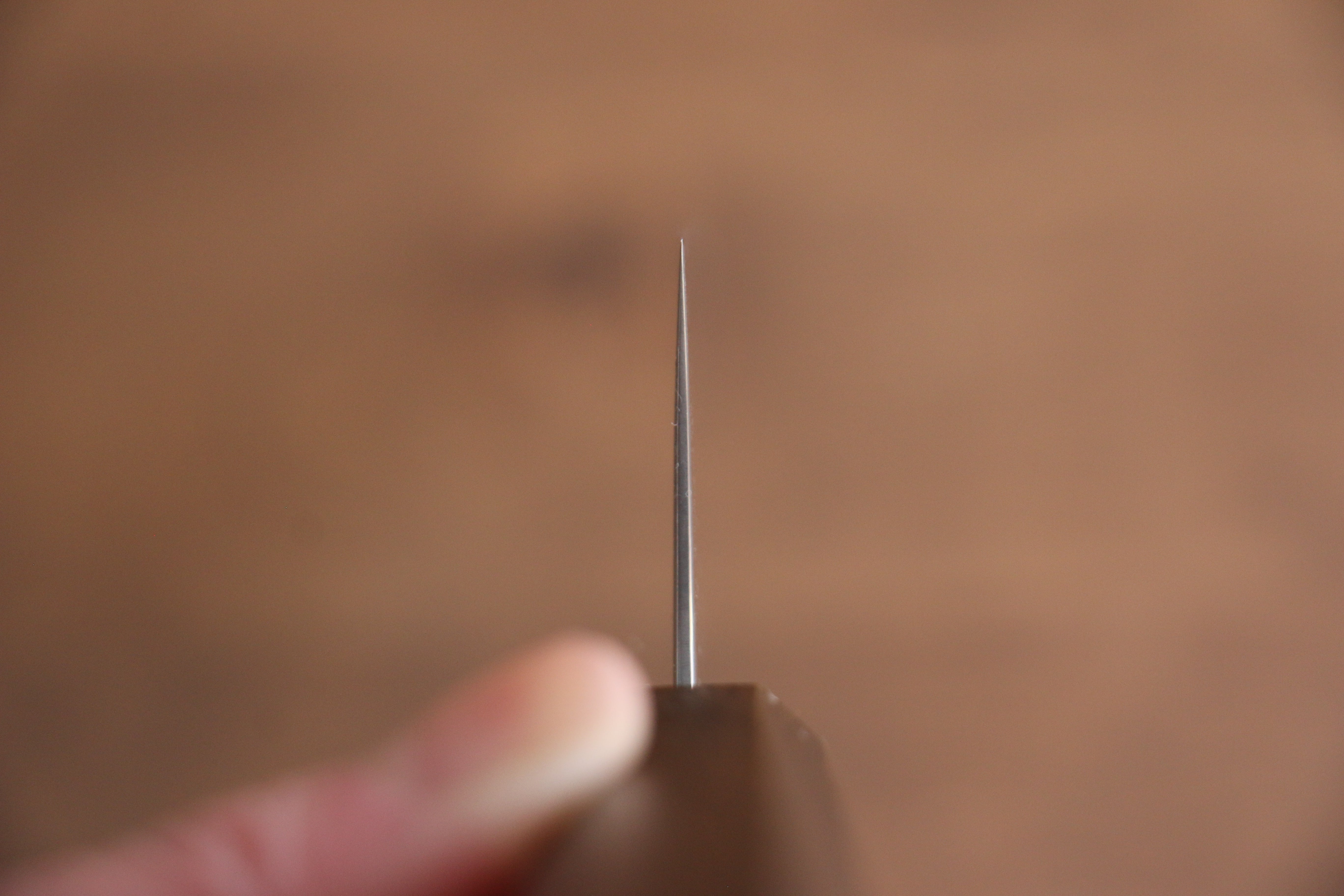 Seisuke Nami AUS10 Mirrored Finish Damascus Kiritsuke Gyuto 210mm Oak Handle - Japanny - Best Japanese Knife