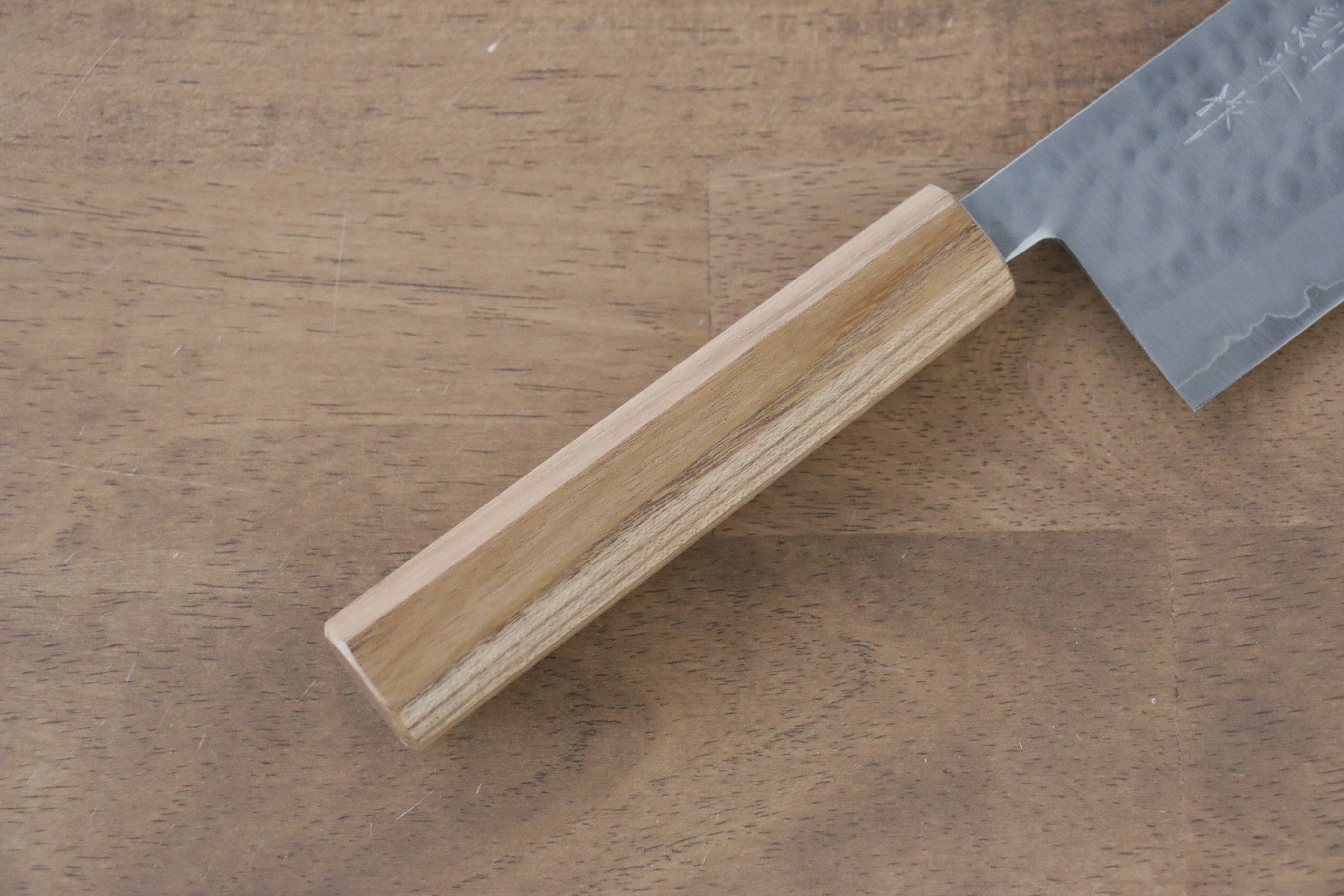 Kunihira VG1 Hammered Nakiri 165mm Enju Handle - Japanny - Best Japanese Knife