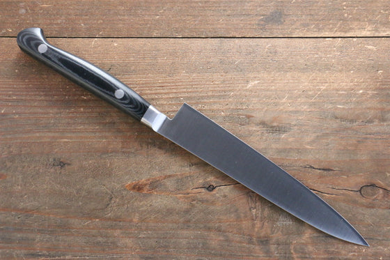 Sakai Takayuki Grand Chef Grand Chef Swedish Steel-stn Petty-Utility  150mm Black Micarta Handle - Japanny - Best Japanese Knife