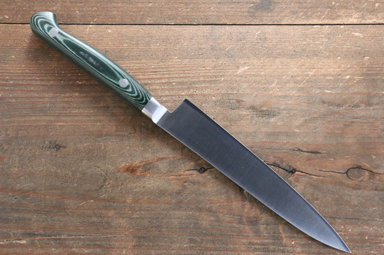 Sakai Takayuki Grand Chef Grand Chef Swedish Steel-stn Petty-Utility  150mm Green Micarta Handle - Japanny - Best Japanese Knife