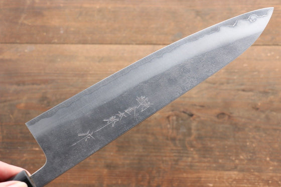 Yoshimi Kato Blue Super Clad Nashiji Gyuto Japanese Chef Knife 210mm - Japanny - Best Japanese Knife