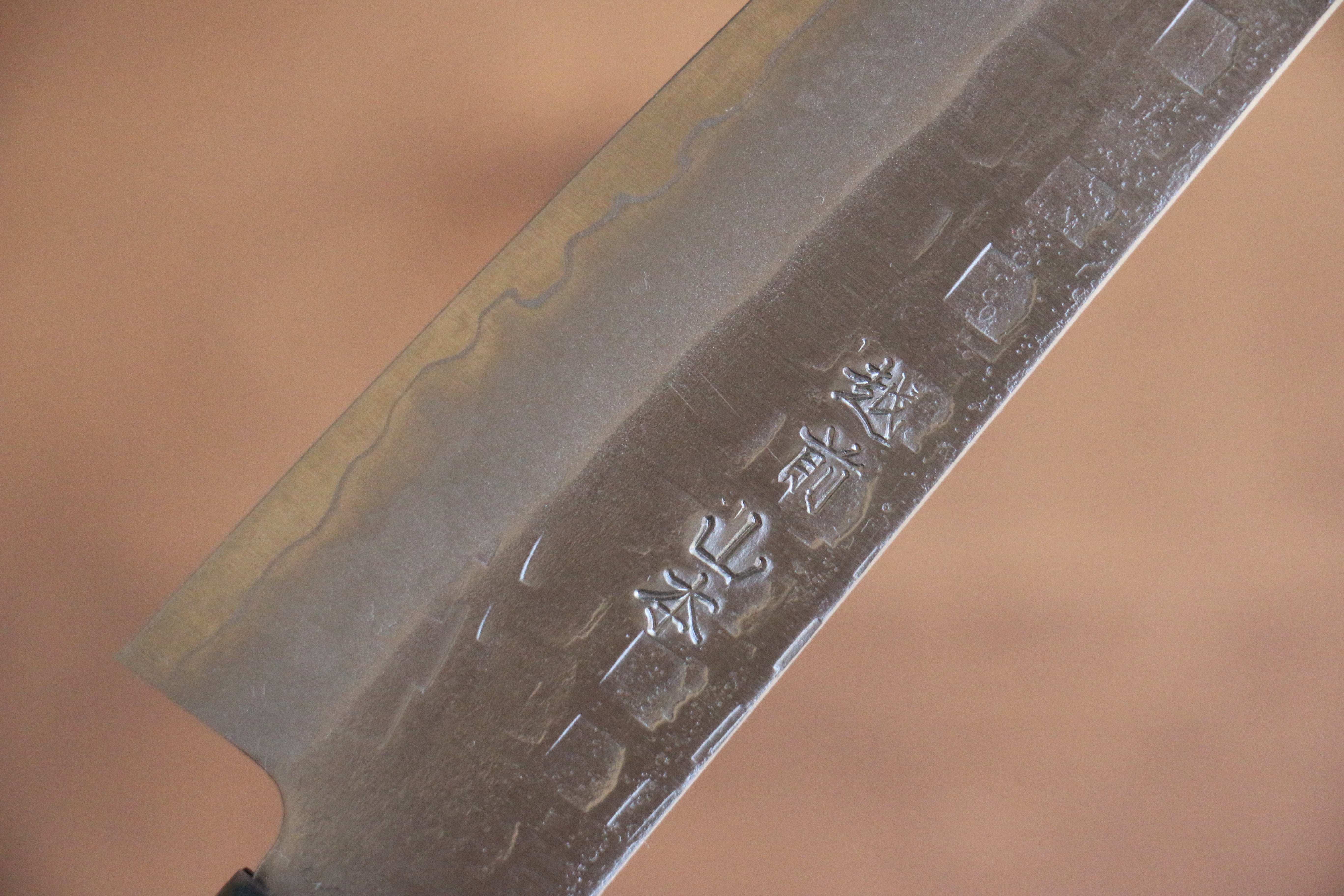Nao Yamamoto AUS8 Hammered Petty-Utility 160mm Black Pakka wood Handle - Japanny - Best Japanese Knife