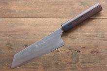  Yoshimi Kato Blue Super Clad Nashiji Bunka Japanese Chef Knife 165mm - Japanny - Best Japanese Knife