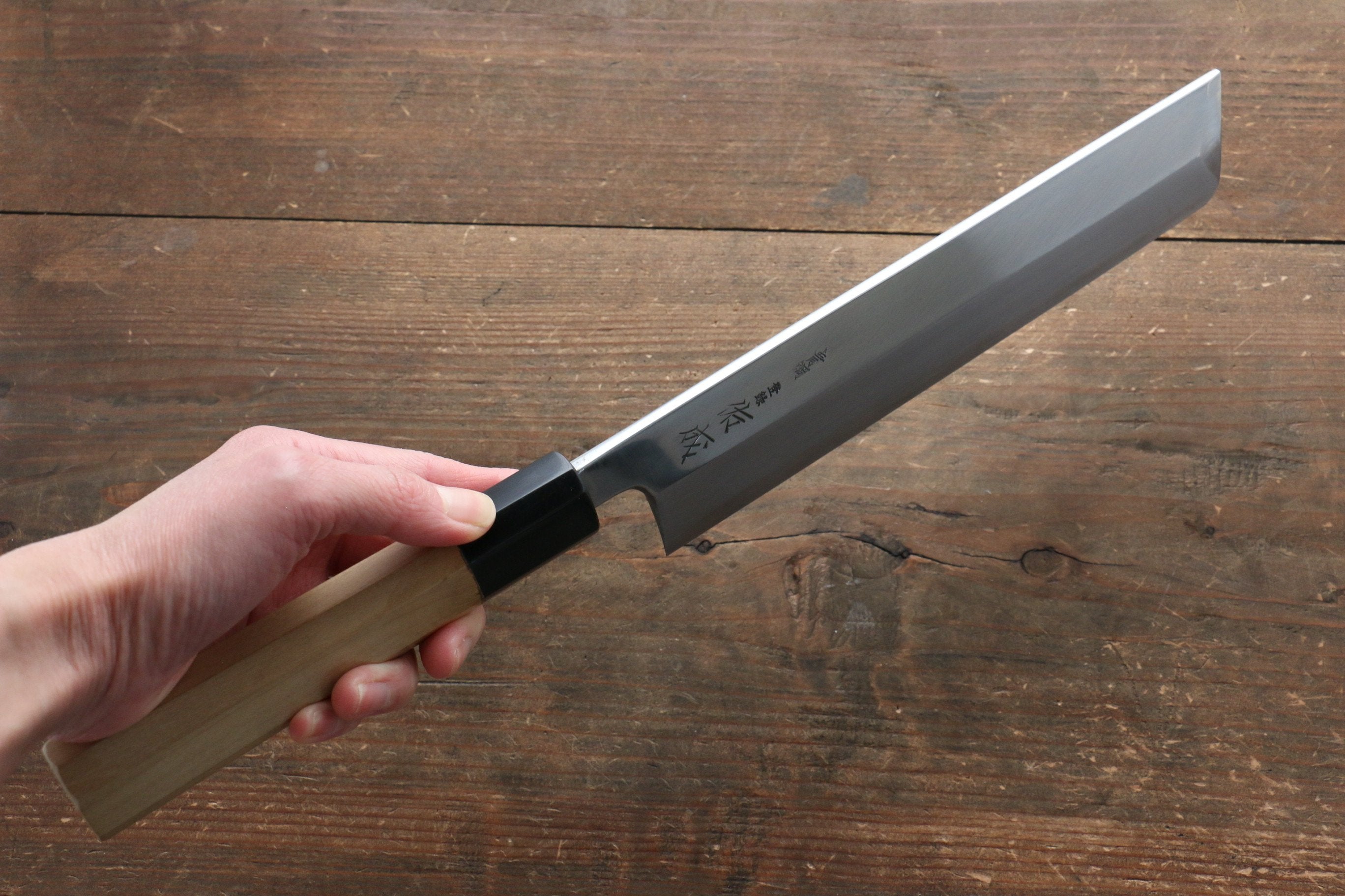 Sukenari Blue Steel No.2 Hongasumi Usuba 210mm Magnolia Handle - Japanny - Best Japanese Knife