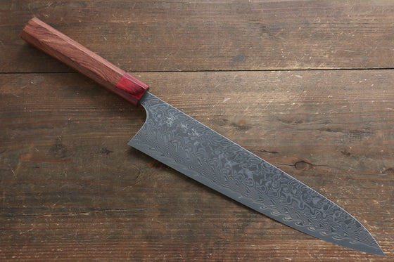 Yoshimi Kato SG2 Damascus Gyuto 270mm with Red Honduras Handle - Japanny - Best Japanese Knife