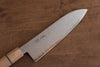 Seisuke VG10 Damascus Santoku 180mm White wood Handle - Japanny - Best Japanese Knife