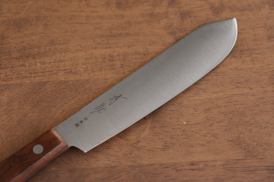 Seisuke Sanzoku Japanese Steel Butcher 150mm Shitan Handle - Japanny - Best Japanese Knife