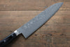 Yoshimi Kato VG10 Damascus Gyuto 210mm with Black Pakka wood Handle with Saya - Japanny - Best Japanese Knife