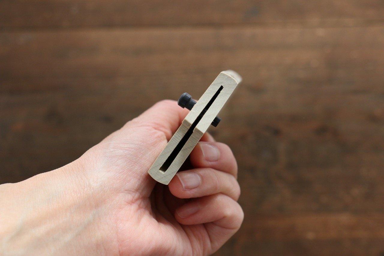 Magnolia Saya Sheath for Sujihiki Knife with Plywood Pin - 300mm - Japanny - Best Japanese Knife