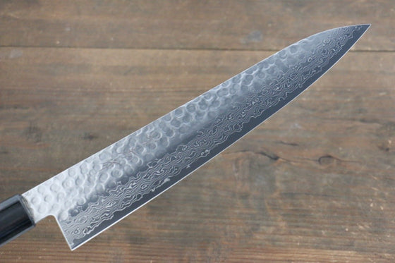 Sakai Takayuki AUS10 45 Layer Damascus Gyuto 240mm Shitan Handle - Japanny - Best Japanese Knife