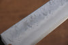 Seisuke Budou Silver Steel No.3 Nashiji Santoku 180mm Purple Pakka wood Handle - Japanny - Best Japanese Knife