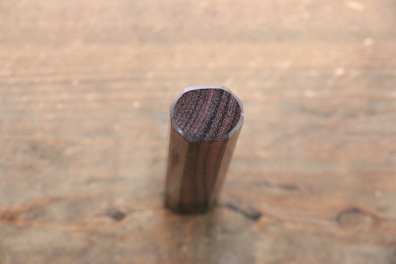 Octagonal Shitan Knife Handle for Gyuto Knife 180mm - Japanny - Best Japanese Knife