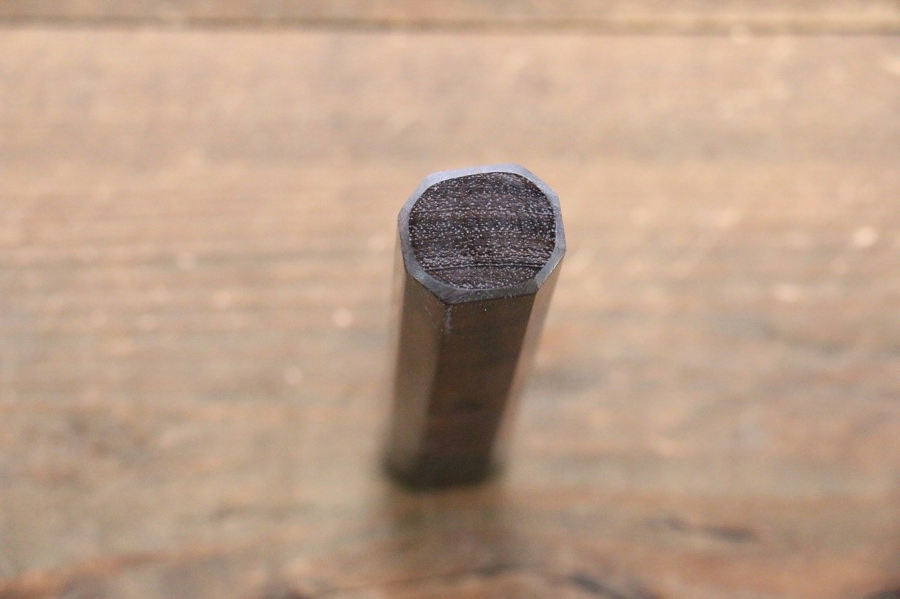 Octagonal Shitan Knife Handle for Sujihiki Knife 240mm - Japanny - Best Japanese Knife