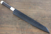 Sakai Takayuki Ginryu Honyaki Swedish Steel Mirrored Finish Kengata Yanagiba 300mm Ebony Wood Handle with Sheath - Japanny - Best Japanese Knife