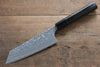 Yoshimi Kato SG2 Damascus Bunka 165mm with Black Lacquered Handle - Japanny - Best Japanese Knife