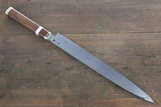 Sakai Takayuki Shiden Silver Steel No.3 Yanagiba  Desert Ironwood(Sugihara model) Handle - Japanny - Best Japanese Knife