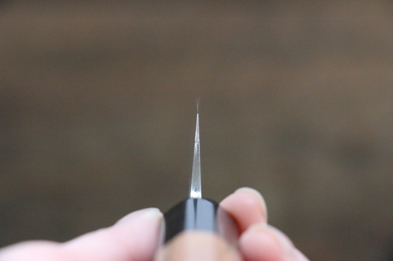 Nao Yamamoto VG10 Damascus Petty-Utility 150mm Yew Tree Handle - Japanny - Best Japanese Knife