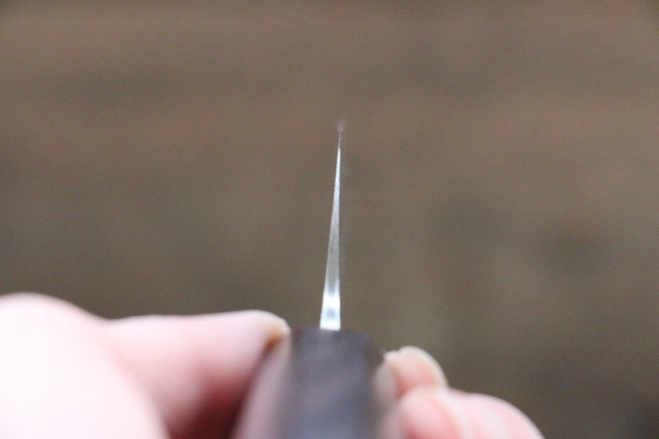 Nao Yamamoto VG10 Damascus Petty-Utility 130mm Shitan Handle - Japanny - Best Japanese Knife