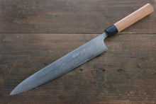  Nao Yamamoto VG10 Damascus Sujihiki 270mm Yew Tree Handle - Japanny - Best Japanese Knife