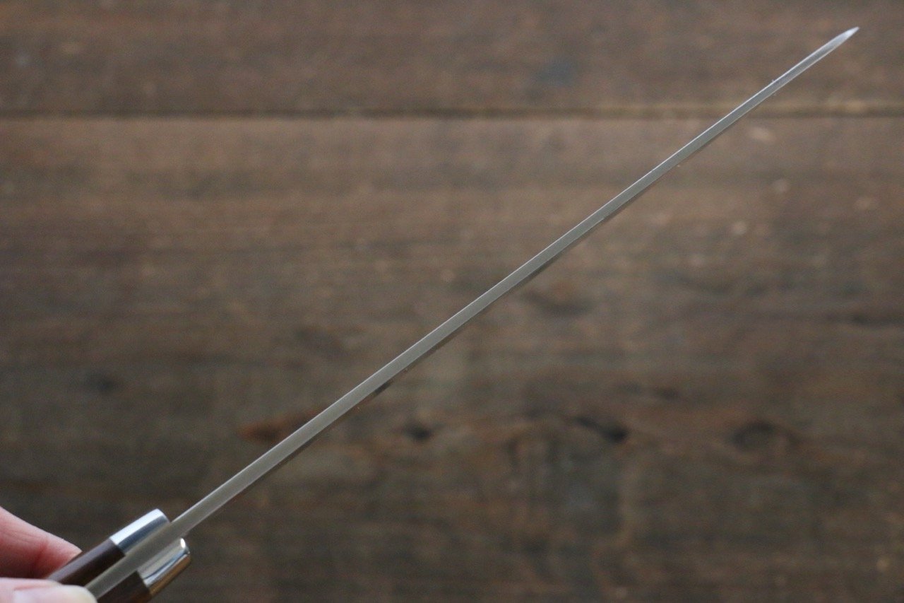 Nao Yamamoto Coreless Damascus Santoku 170mm Ironwood Handle - Japanny - Best Japanese Knife