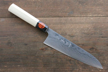  Shigeki Tanaka Blue Steel No.2 17 Layer Damascus Japanese Chef's Gyuto Knife 180mm with Magnolia Handle (ferrule: Water Buffalo) - Japanny - Best Japanese Knife