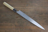 Sakai Takayuki White Steel No.2 Mirrored Finish Yanagiba - Japanny - Best Japanese Knife