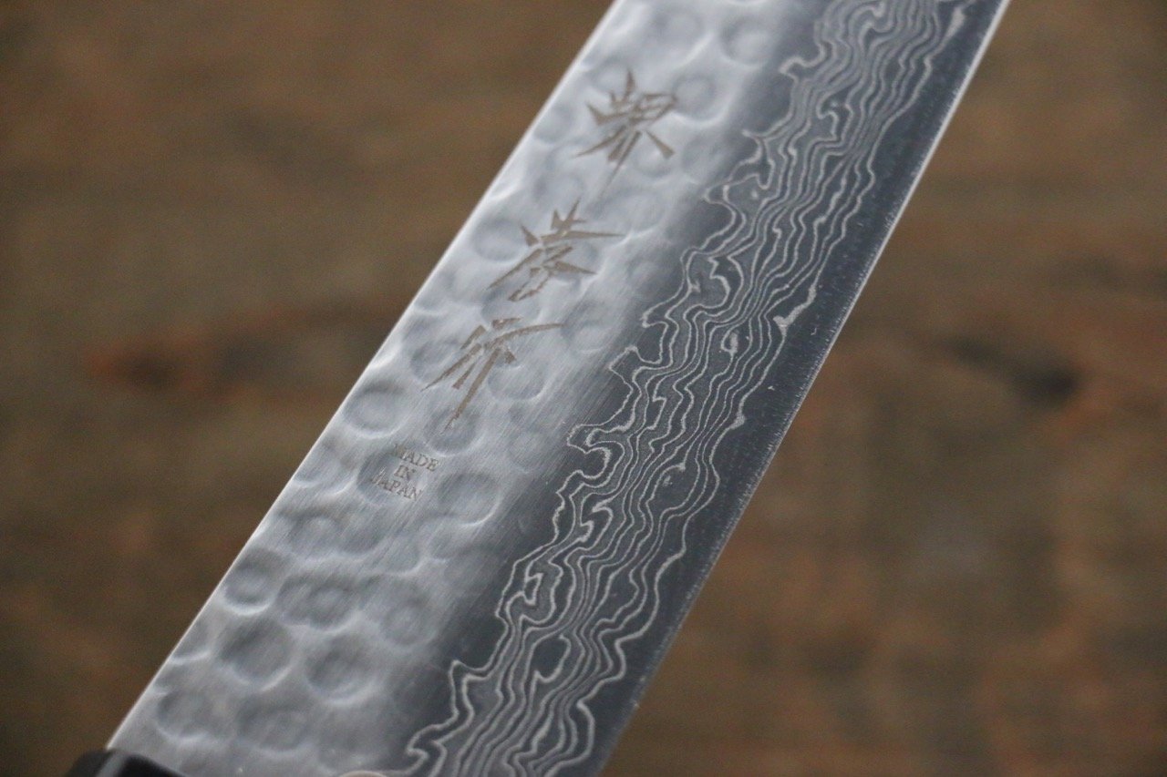 Sakai Takayuki AUS10 45 Layer Damascus Gyuto 180mm Shitan Handle - Japanny - Best Japanese Knife