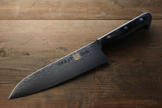 Iseya VG10 G-Series 33 Layer Damascus Japanese Chef's Petty 150mm, Santoku 180mm& Gyuto 210mm Set - Japanny - Best Japanese Knife