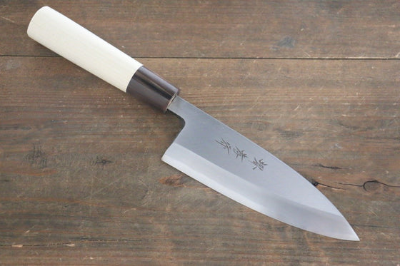 Sakai Takayuki Kasumitogi White Steel Kakouryuryoku engraving Deba - Japanny - Best Japanese Knife