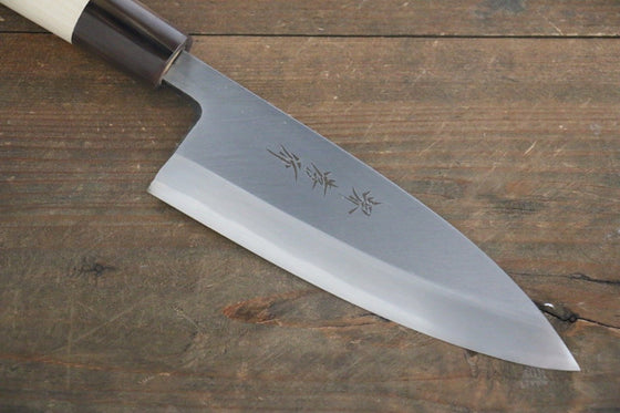 Sakai Takayuki Kasumitogi White Steel Kakouryuryoku engraving Deba - Japanny - Best Japanese Knife