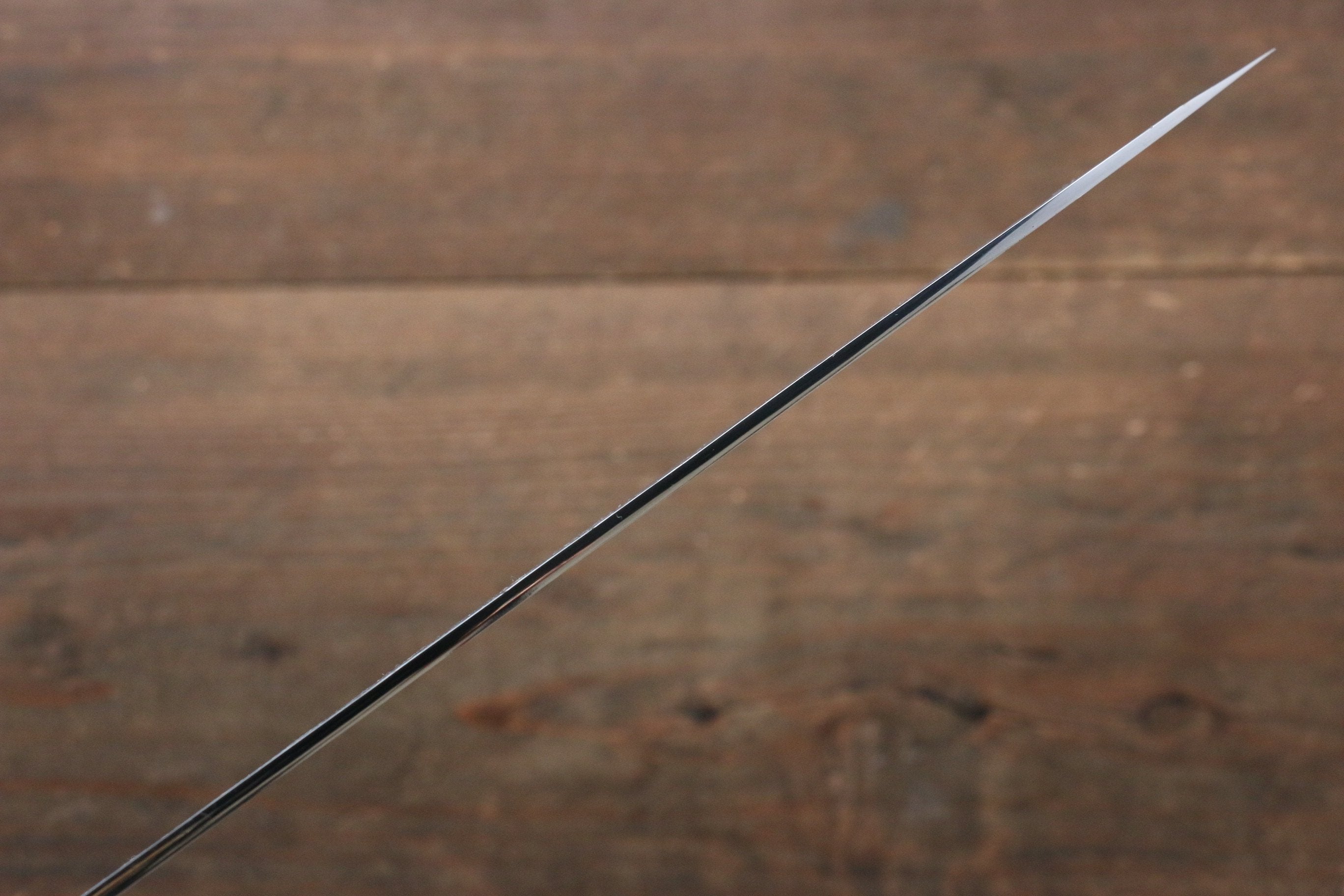 Seisuke [Left Handed] Blue Steel No.2 Hammered Kurouchi Gyuto 210mm Shitan Handle - Japanny - Best Japanese Knife