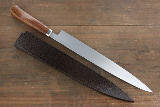 Sakai Takayuki INOX Molybdenum Yanagiba  Desert Ironwood(Sugihara model) Handle - Japanny - Best Japanese Knife