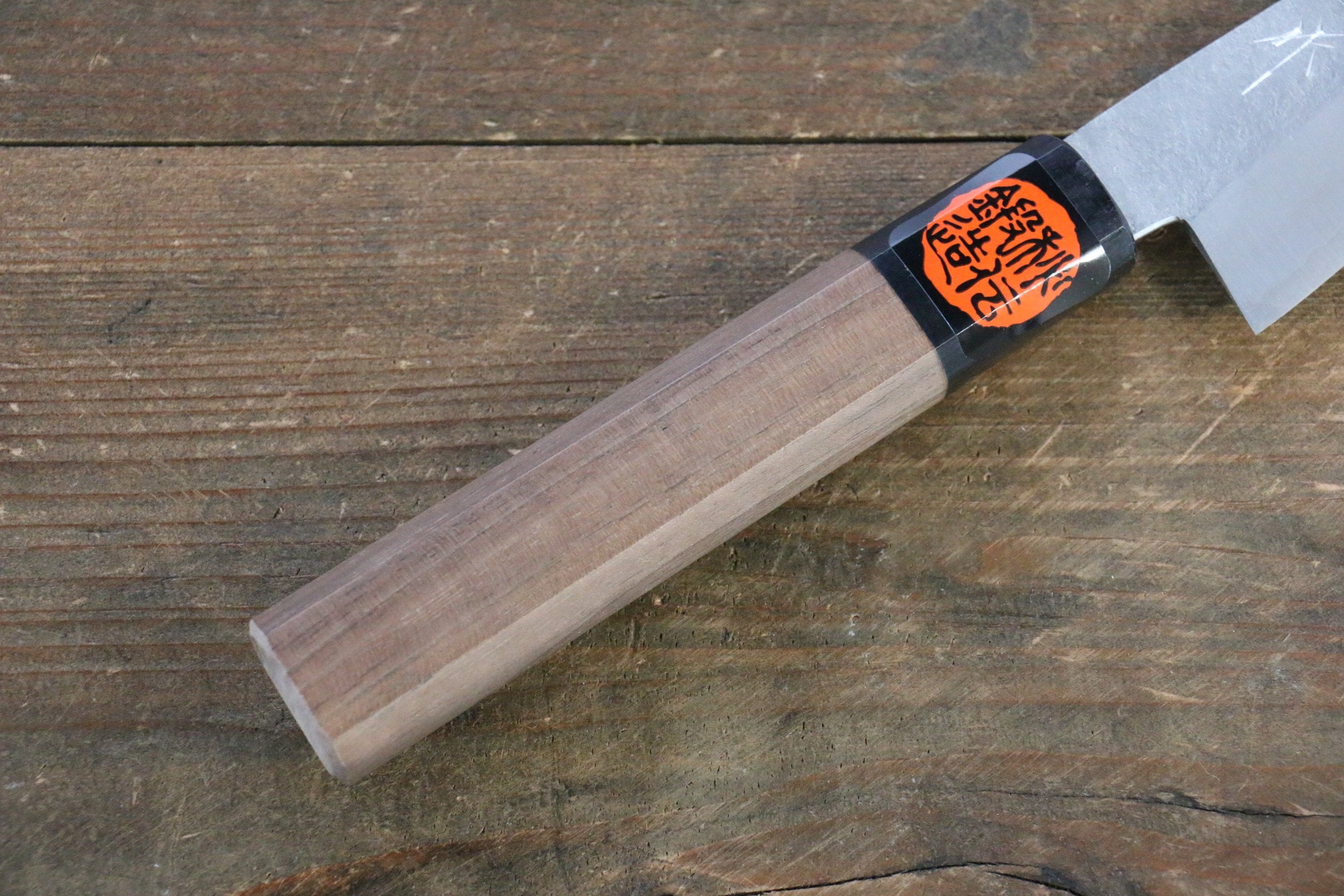 Shigeki Tanaka Silver Steel No.3 Nashiji Petty-Utility 150mm Walnut Handle - Japanny - Best Japanese Knife