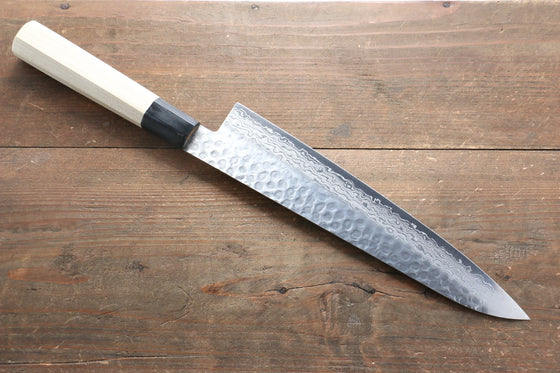 Sakai Takayuki AUS10 45 Layer Damascus Gyuto 240mm Magnolia Handle - Japanny - Best Japanese Knife