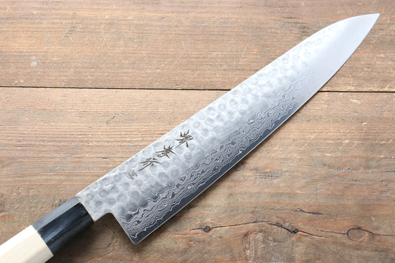 Sakai Takayuki AUS10 45 Layer Damascus Gyuto 240mm Magnolia Handle - Japanny - Best Japanese Knife