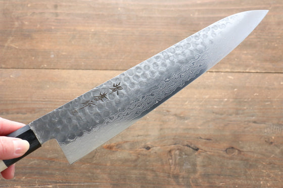 Sakai Takayuki AUS10 45 Layer Damascus Gyuto 240mm Magnolia Handle - Japanny - Best Japanese Knife