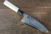 Sakai Takayuki Kasumitogi White Steel Seigaiha engraving Deba - Japanny - Best Japanese Knife