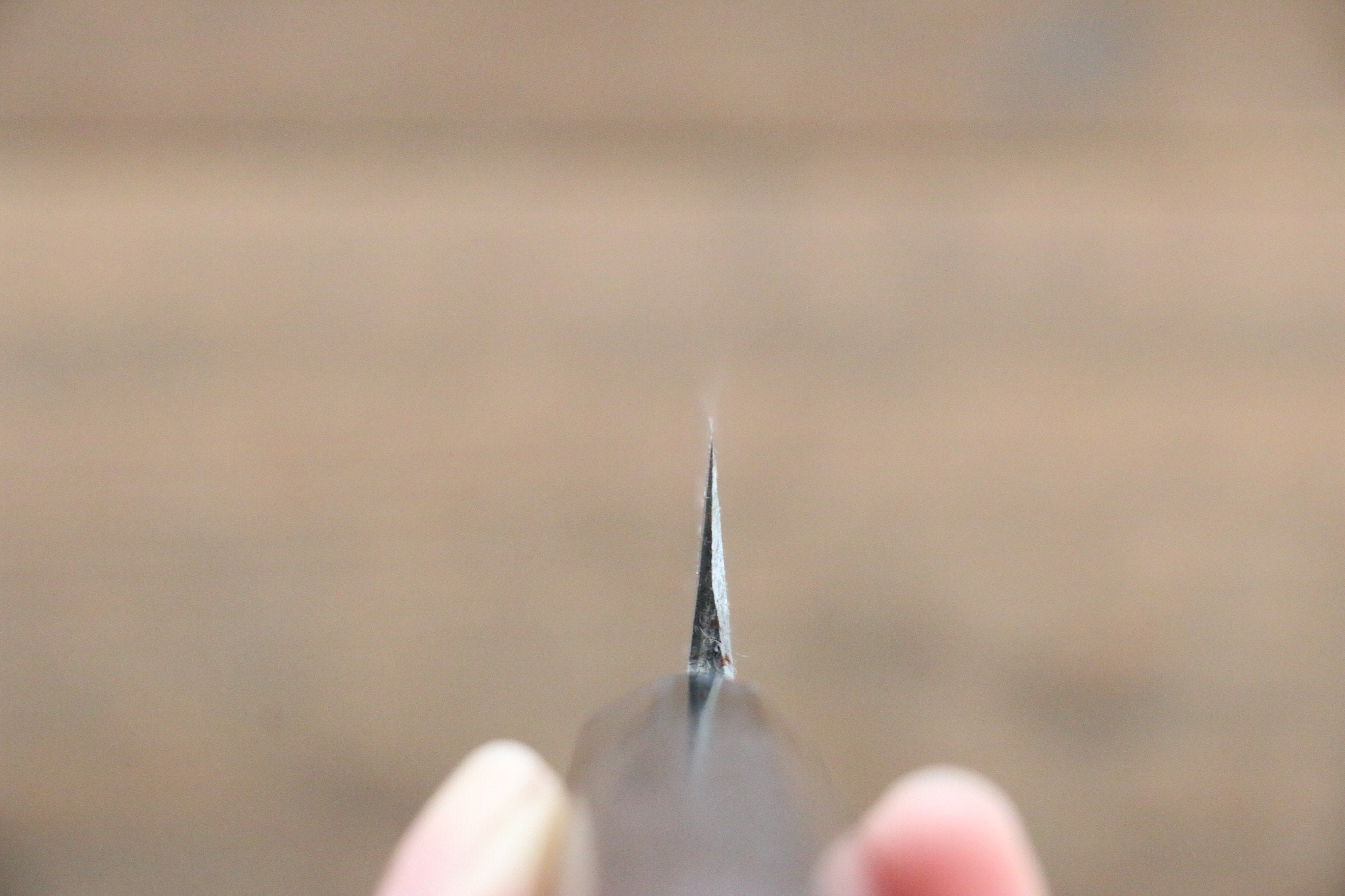 [Left Handed] Hideo Kitaoka White Steel No.2 Damascus Yanagiba Japanese Chef Knife 210mm - Japanny - Best Japanese Knife