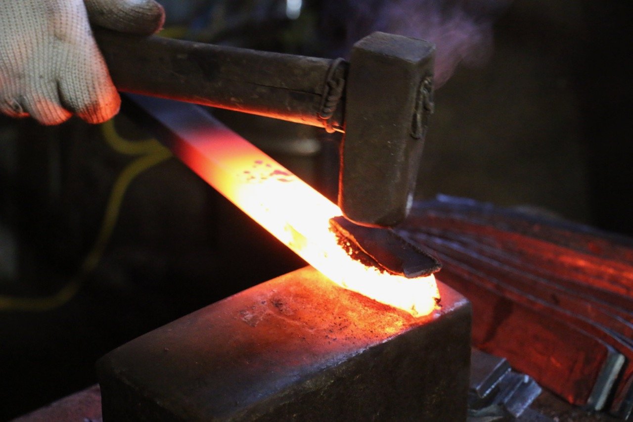 Shigeki Tanaka Silver Steel No.3 Nashiji Santoku  165mm Walnut Handle - Japanny - Best Japanese Knife