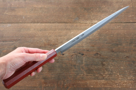 Sakai Takayuki Nanairo INOX Molybdenum Yanagiba 270mm ABS resin(Red pearl) Handle - Japanny - Best Japanese Knife