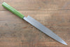 Sakai Takayuki Nanairo INOX Molybdenum Yanagiba 270mm ABS resin(Green pearl) Handle - Japanny - Best Japanese Knife